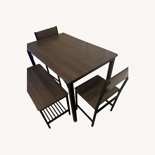 Used 4 Piece Rustic Dining Table  for sale on AptDeco