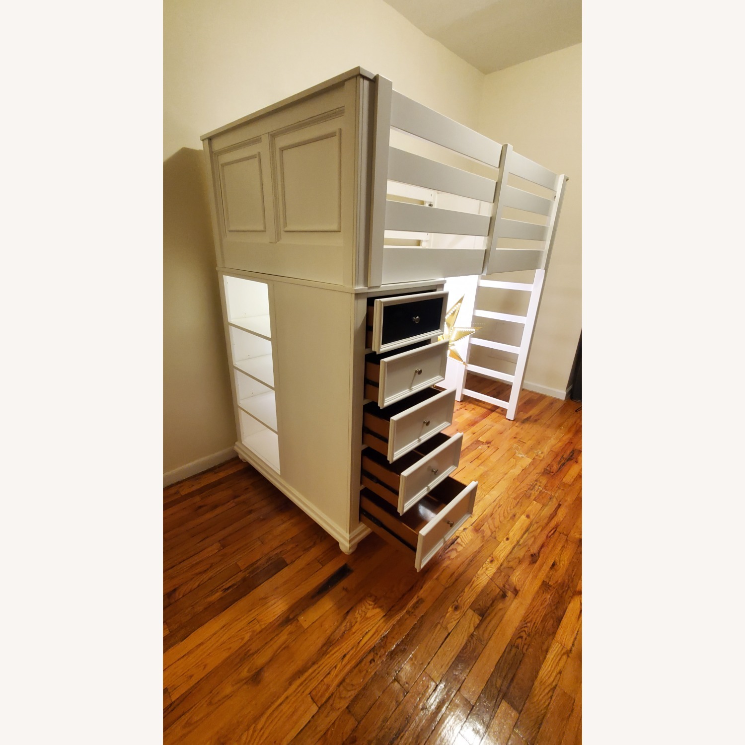 Raymour & Flanigan Kaleidoscope Youth Loft Bed Twin Over Twin - image-2