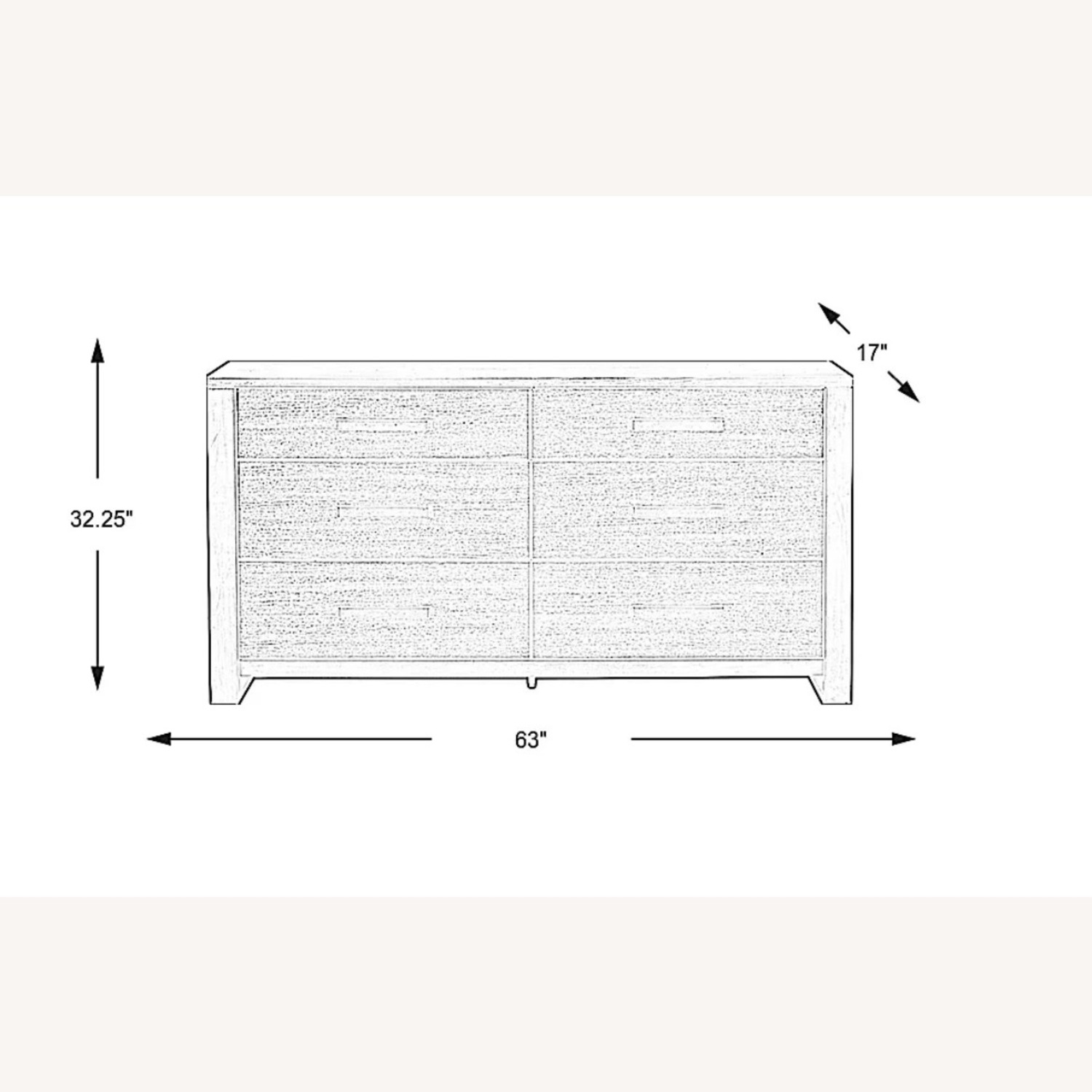 Abbot 6-Drawer Dresser with Matching Mirror - image-7