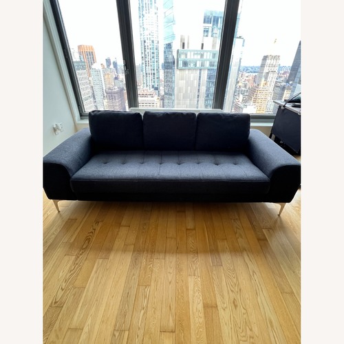 Used Glenn Modern Gray Sofa 84” Wide for sale on AptDeco