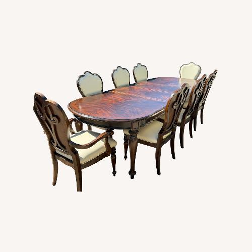 Used Hooker Furniture Dining Table & 8 Dining Chairs for sale on AptDeco