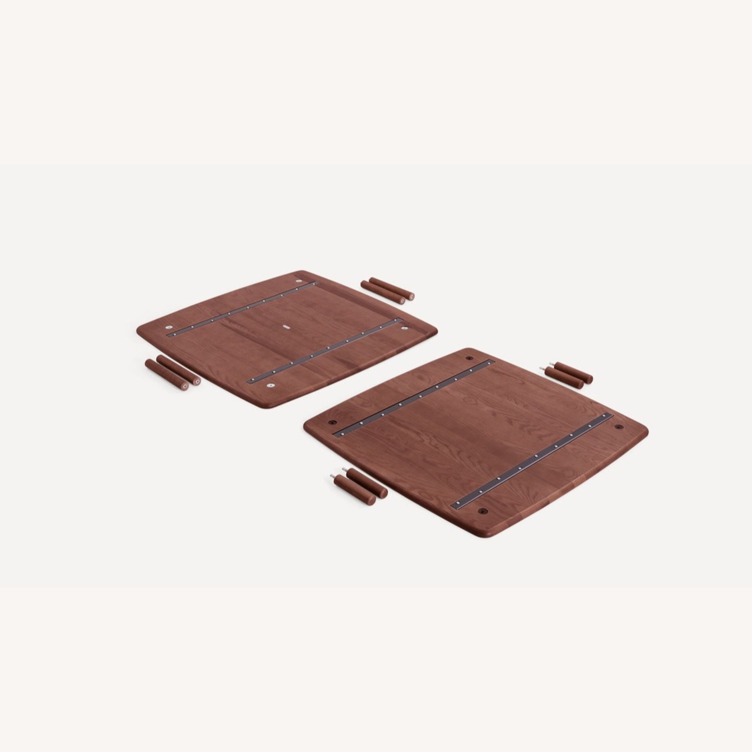 Burrow Serif Square Coffee Table Walnut - image-4