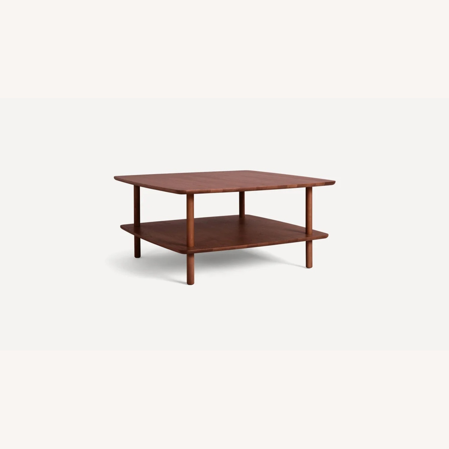 Burrow Serif Square Coffee Table Walnut - image-5