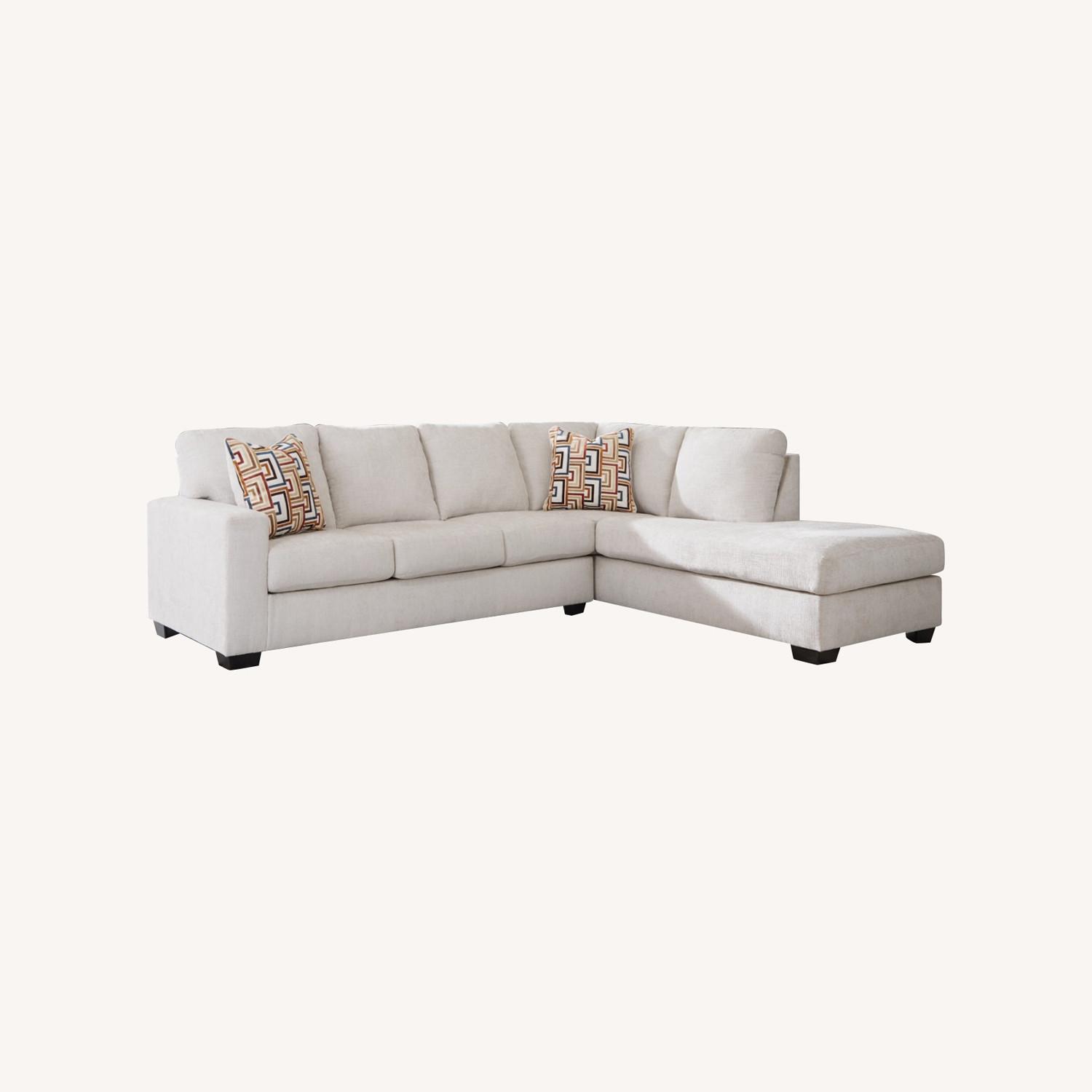 Ashley Aviemore Gray Sectional Sofa - image-0
