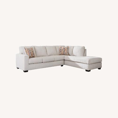Used Ashley Aviemore Gray Sectional Sofa for sale on AptDeco