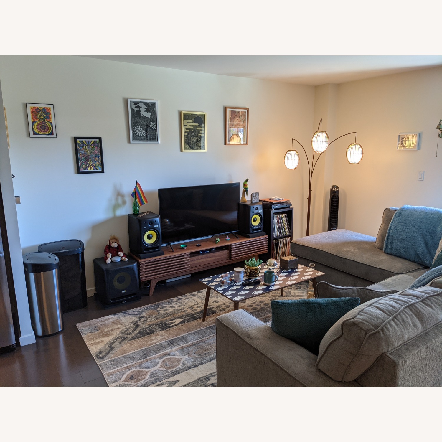 Ashley Aviemore Gray Sectional Sofa - image-3