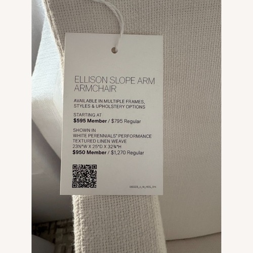 Used RH Ellison Slope Arm Dining Armchairs – Set of 4 for sale on AptDeco