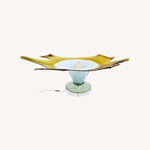 Used Murano Glass Allison K. West Thumbprints Lamp for sale on AptDeco