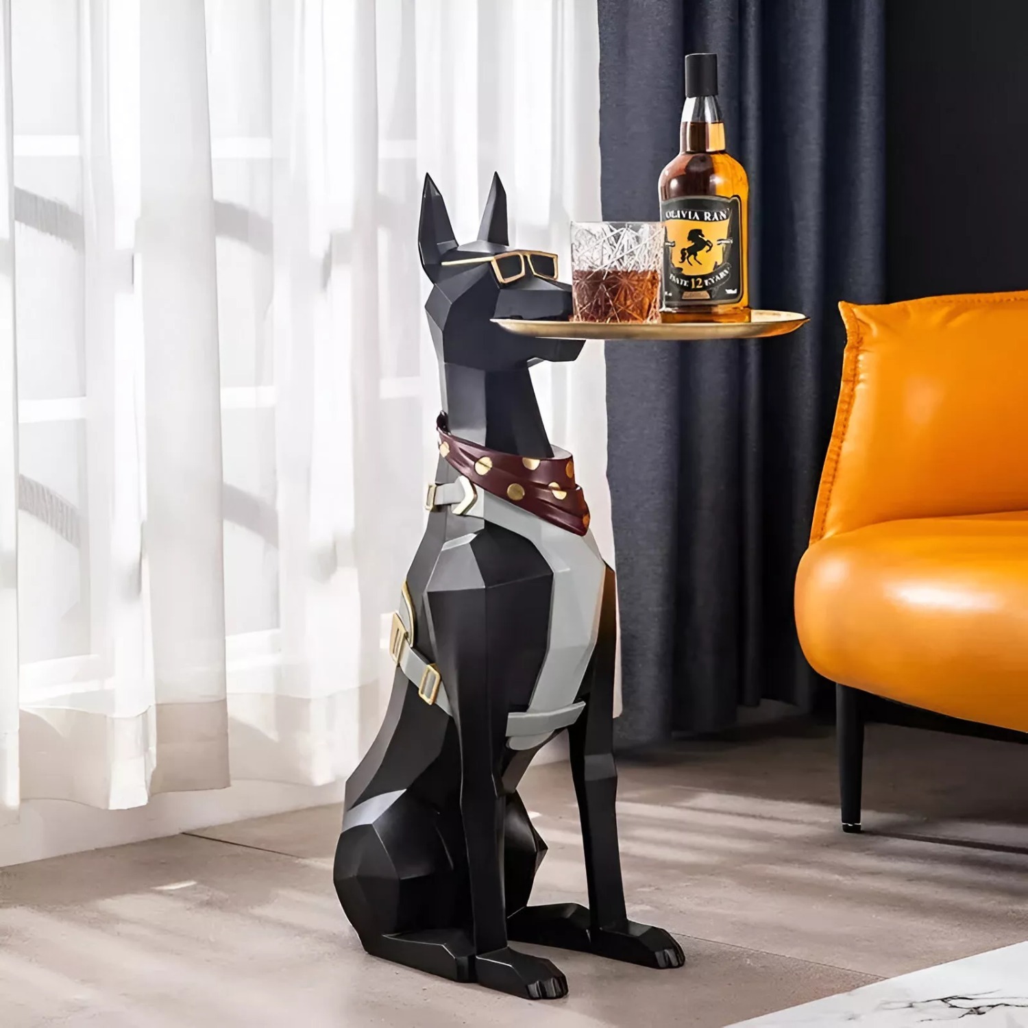 Large Nordic Dog Figurine - image-3