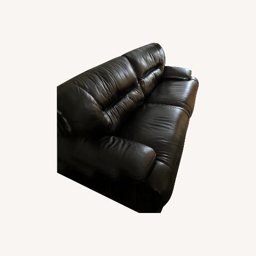 Used Leather Reclining Sofa for sale on AptDeco