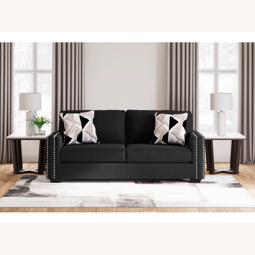 Used Gleston Black Sofa for sale on AptDeco