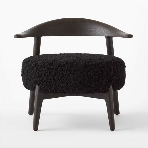 Used CB2 Matador Shearling Chair for sale on AptDeco