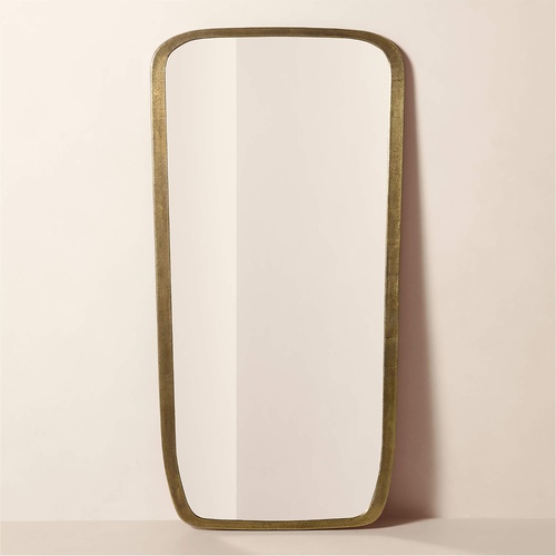 Used CB2 Ponder Brass Full-Length Floor Mirror 36''x72'' for sale on AptDeco