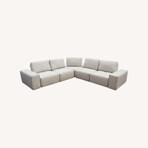 Used Diamond Sofa Jazz Modular Corner Sectional for sale on AptDeco