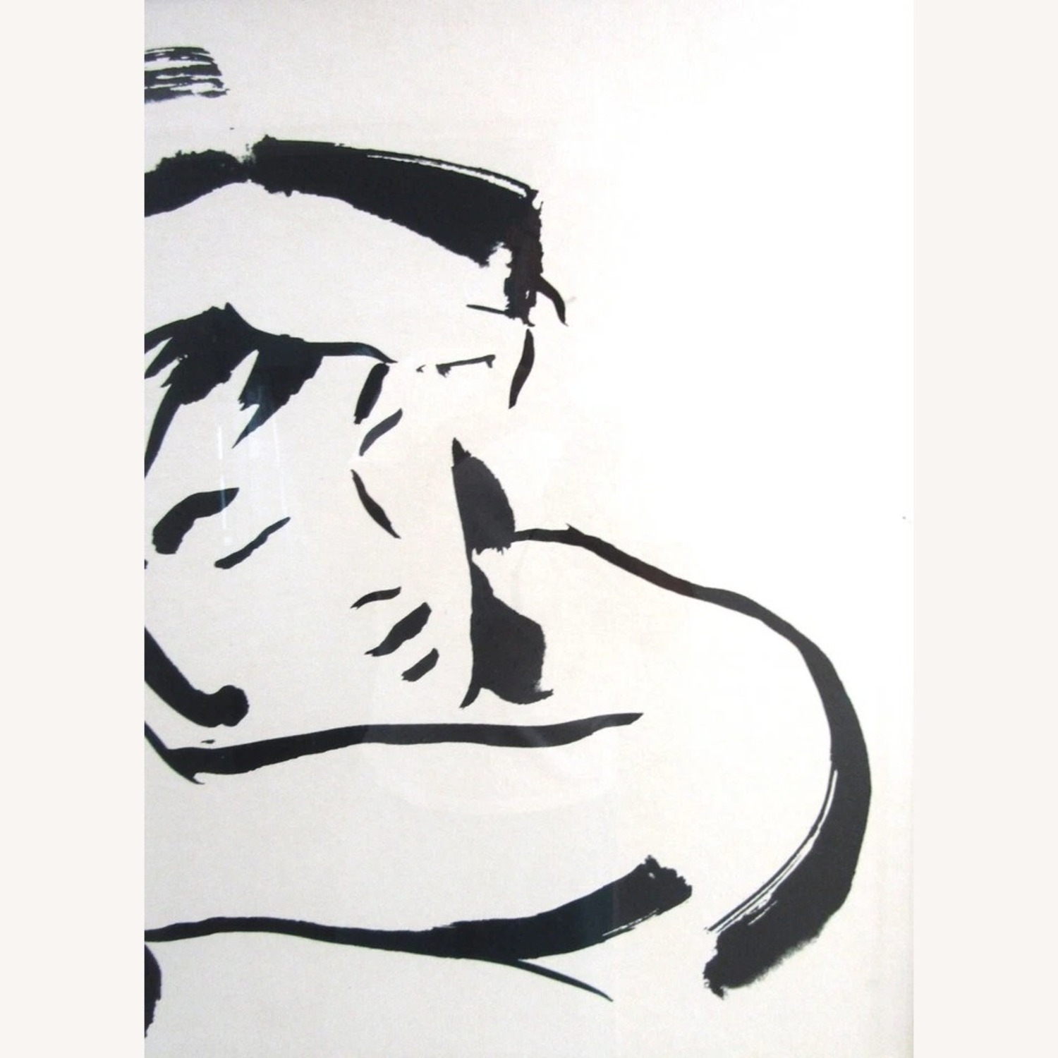 Jay Spectre Brushstroke Ink Drawing of Woman - image-5