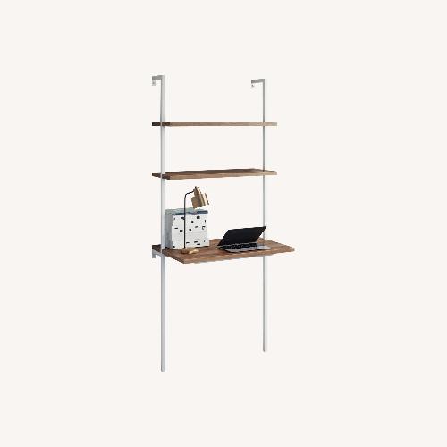 Used Wood Wall Mount 2-Shelf Desk for sale on AptDeco