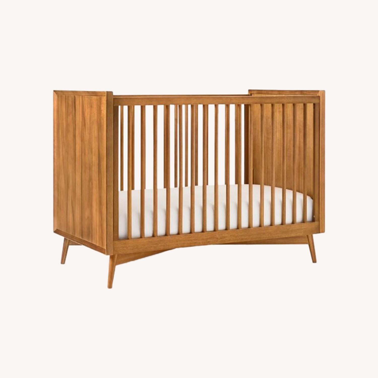 West Elm Mid-Century Convertible Crib – Acorn - image-0