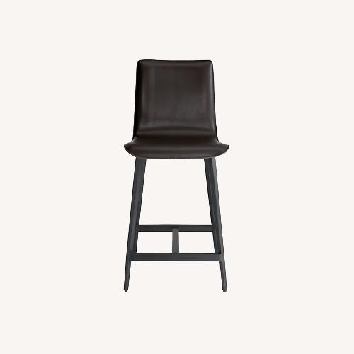 Used Hirsch Leather Counter Stools for sale on AptDeco