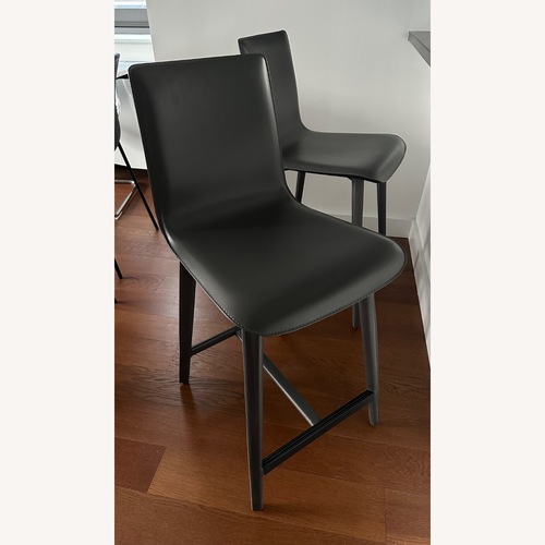 Used Hirsch Leather Counter Stools for sale on AptDeco
