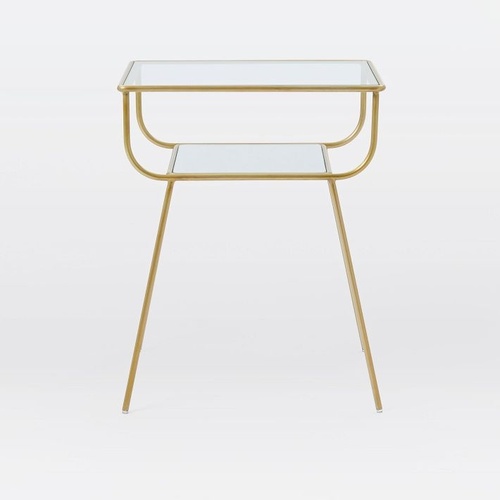 Used West Elm Curved Terrace Nightstand (19") for sale on AptDeco