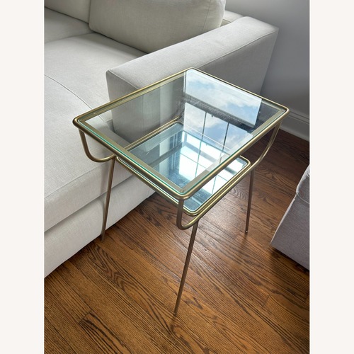 Used West Elm Curved Terrace Nightstand (19") for sale on AptDeco