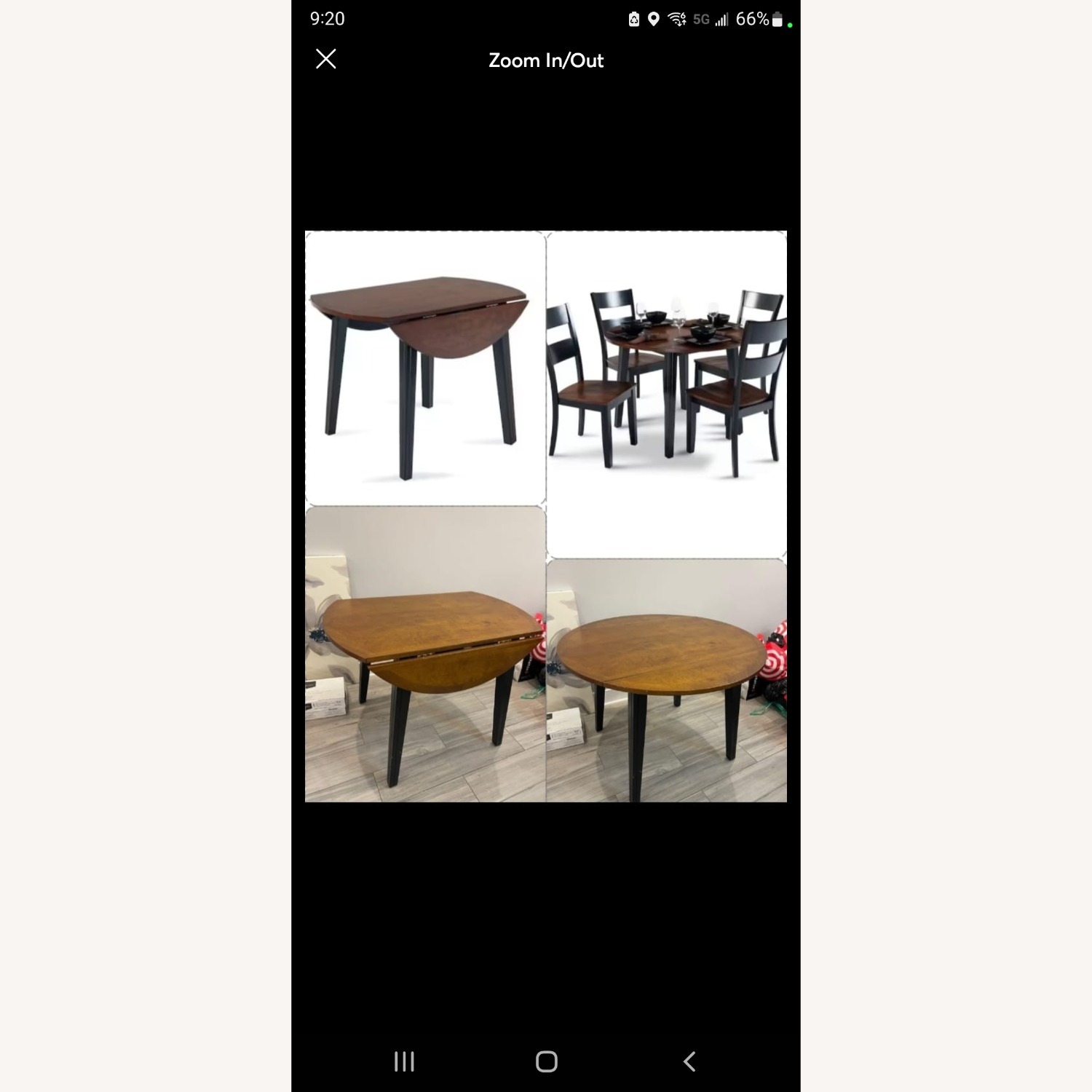 Bob's Blake Round Extendable Dining Table Set - image-1