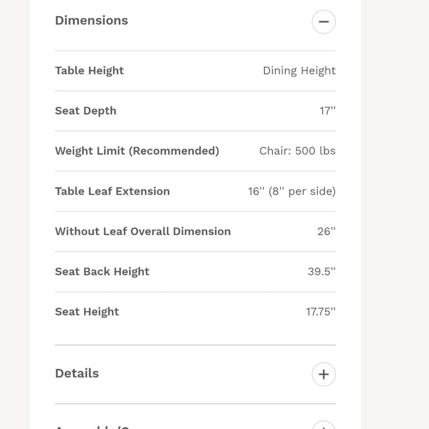 Bob's Blake Round Extendable Dining Table Set - image-2