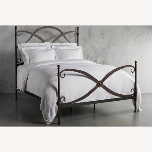Used Arhaus St. Lucia Queen Bed for sale on AptDeco
