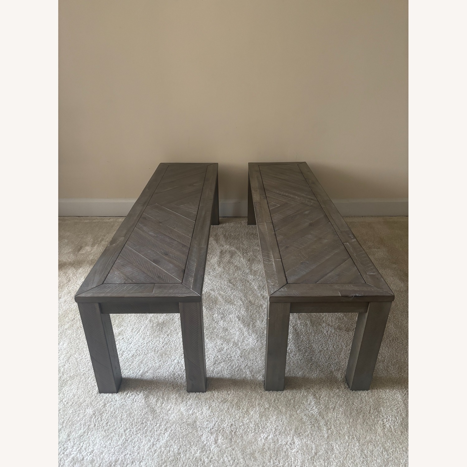 Acacia Wood Full Dinner Table Set - image-4