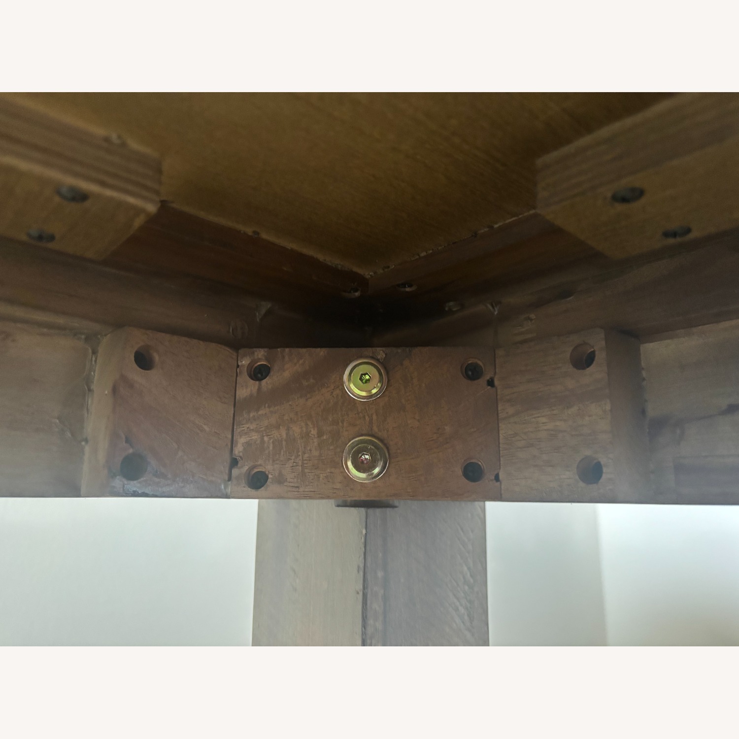 Acacia Wood Full Dinner Table Set - image-9