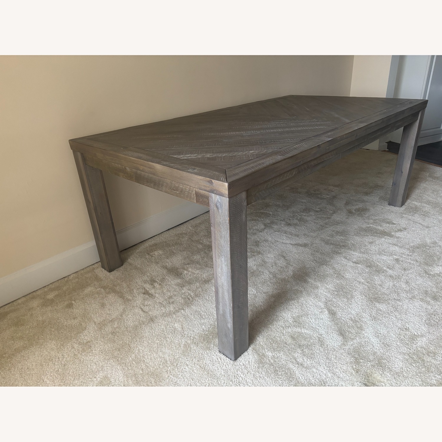 Acacia Wood Full Dinner Table Set - image-3