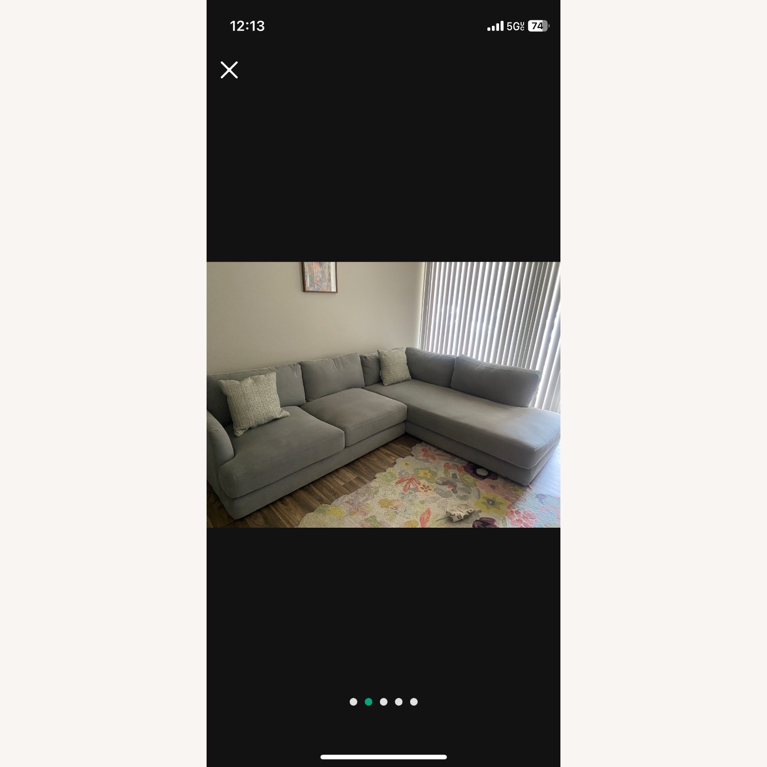 West Elm Sectional - image-1