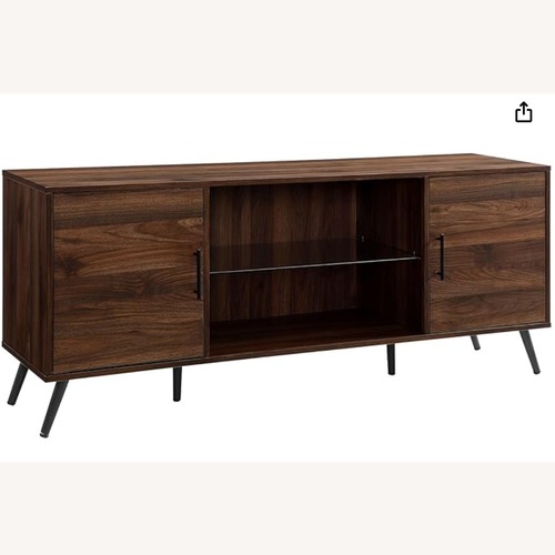 Used Walker Edison Saxon Mid Century ModernTV Stand  for sale on AptDeco
