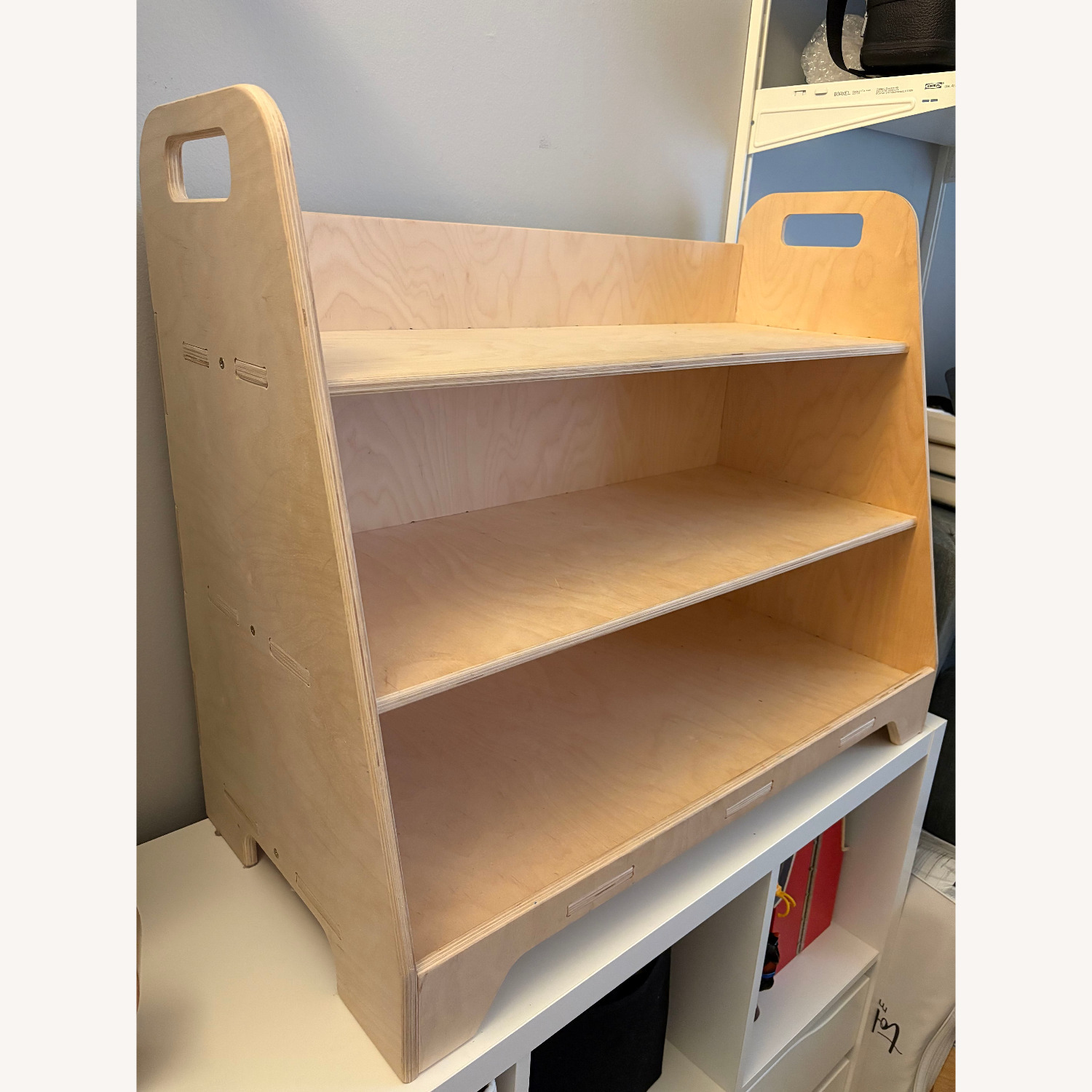 Montessori Wooden Toy Shelf - image-2