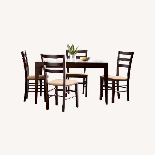Used Macy's Cafe Latte Dining Set for sale on AptDeco