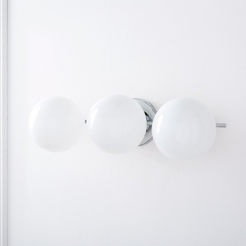 Used West Elm Sphere & Stem 3-Light Sconce for sale on AptDeco