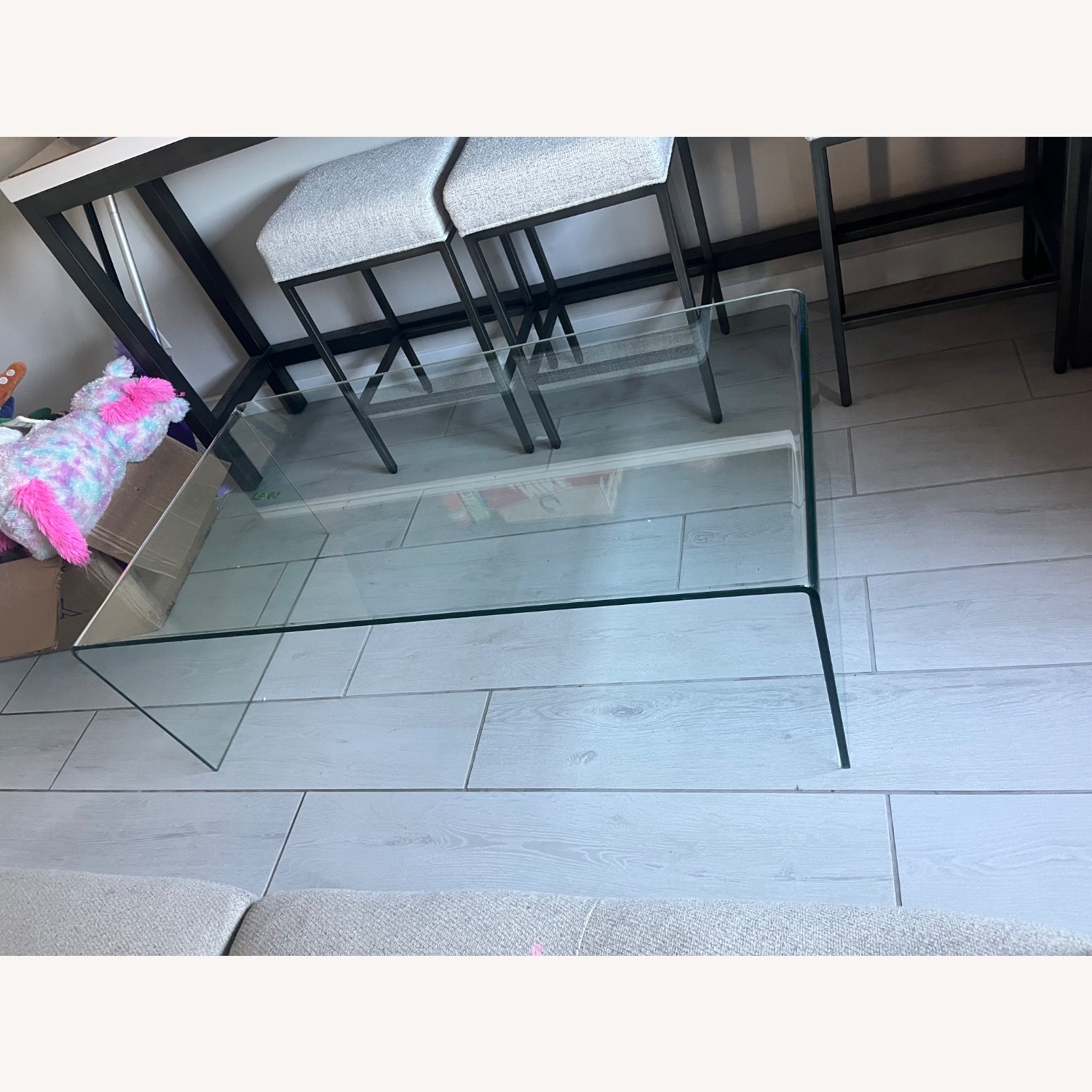 Corydon Thick Glass Coffee Table - image-3