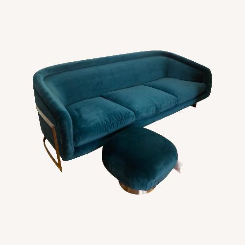 Used Jonathan Adler Bacharach Sofa + Ottoman  for sale on AptDeco