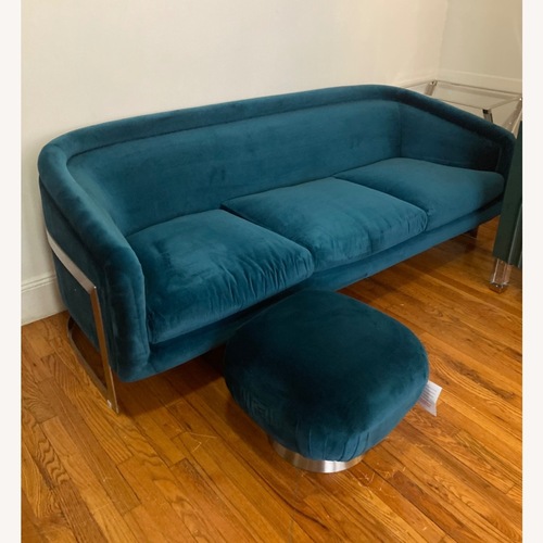 Used Jonathan Adler Bacharach Sofa + Ottoman  for sale on AptDeco