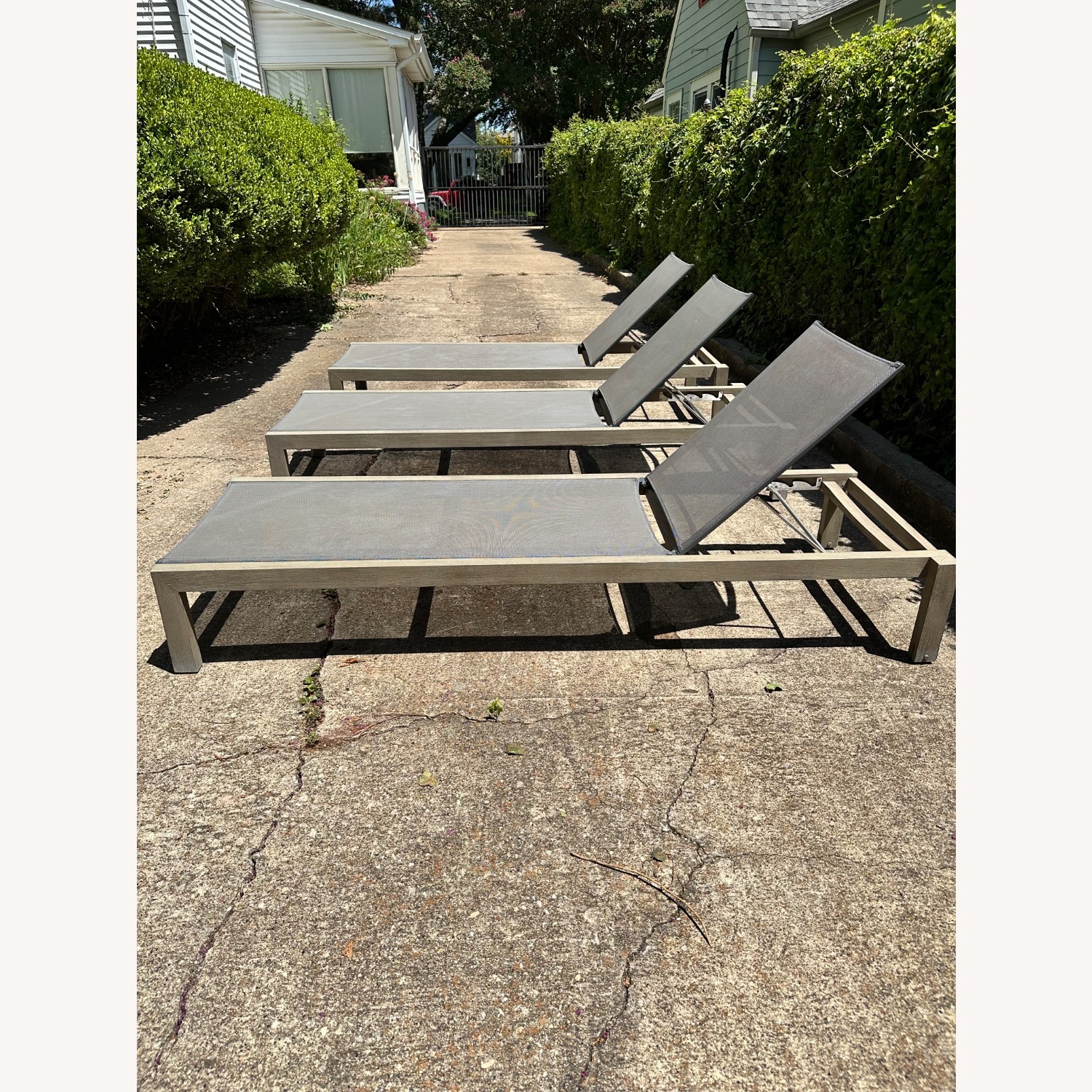 Restoration Hardware Aegean Outdoor Lounge One Left - image-8