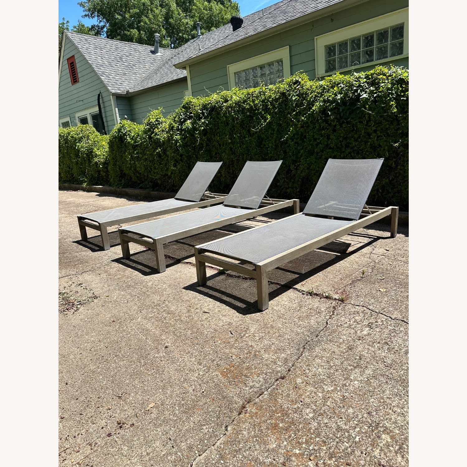 Restoration Hardware Aegean Outdoor Lounge One Left - image-9