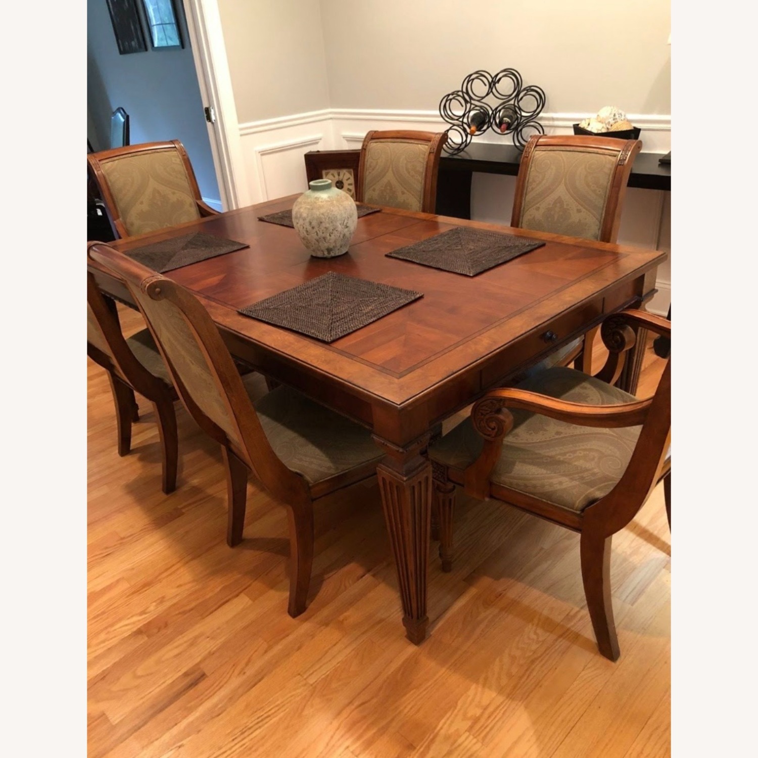 Ethan Allen Goodwin Dining Table + 6 Chairs - image-2
