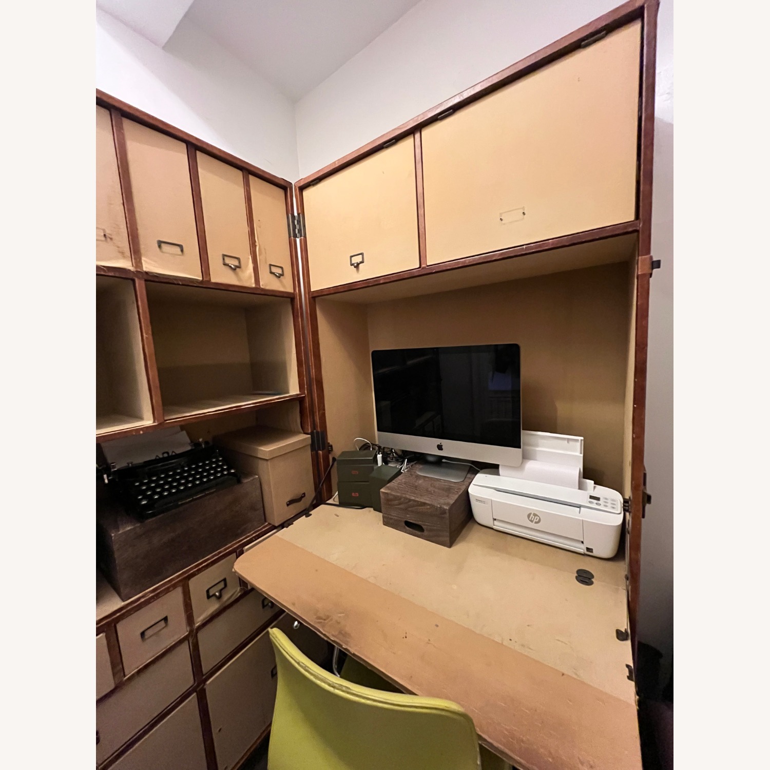 Restoration Hardware Steamer Trunk Desk Secretary - image-1