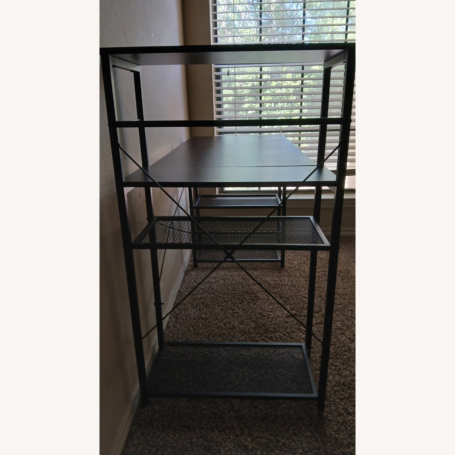 PayLessHere Writing Bookshelf, Simple Modern Study Desk - image-3