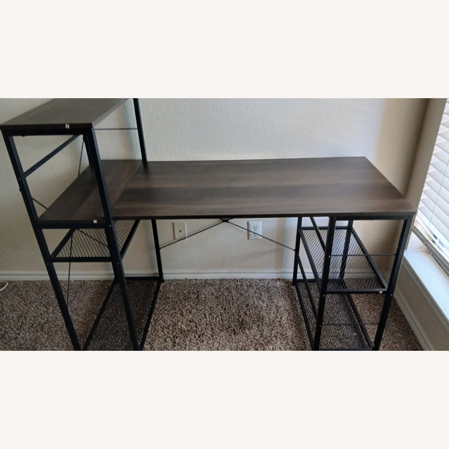 PayLessHere Writing Bookshelf, Simple Modern Study Desk - image-1