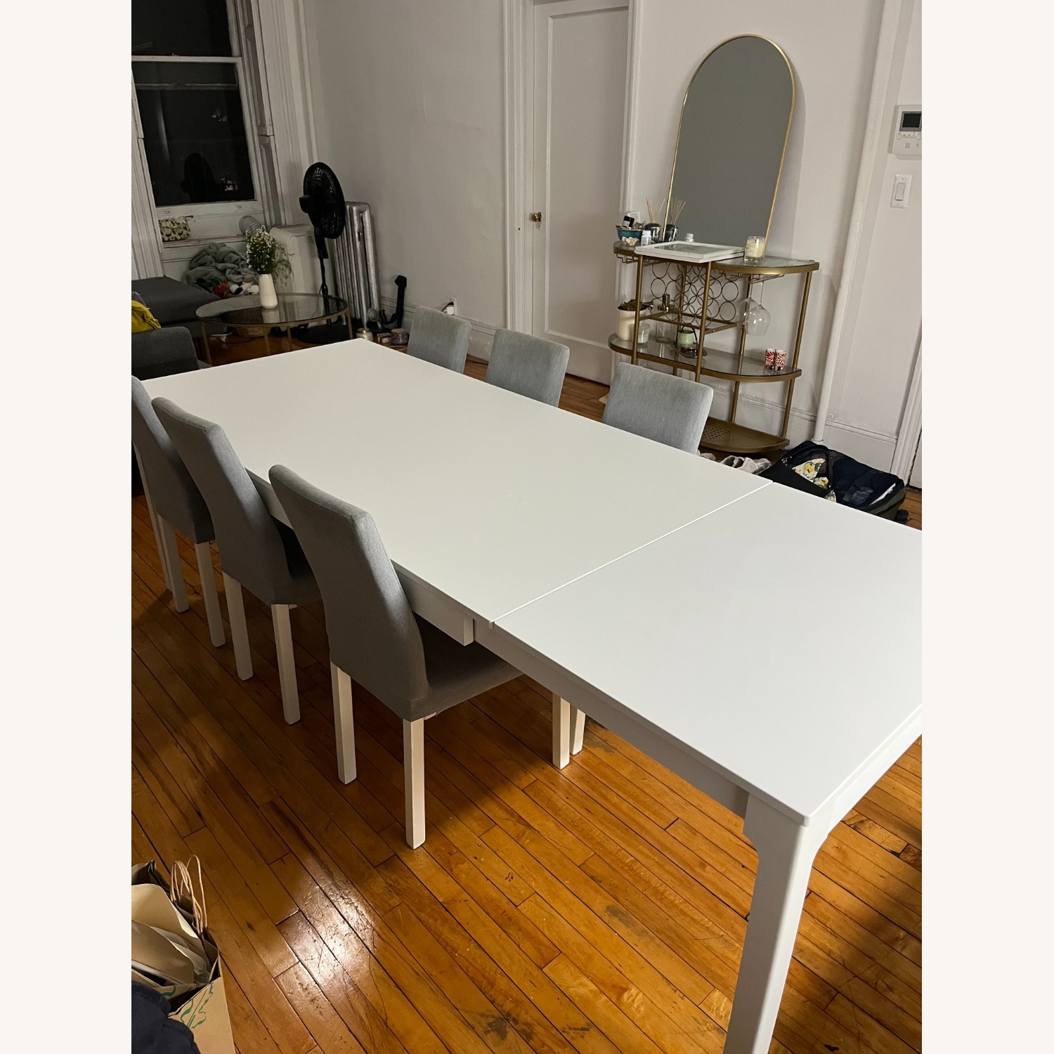 IKEA Extendable Dining Set with 6 Chairs - image-4