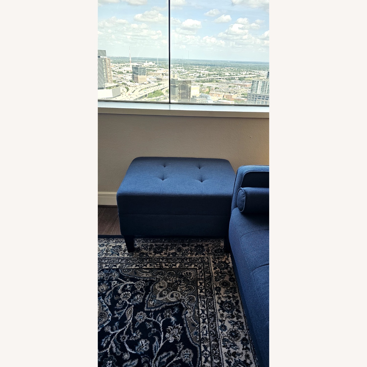 Mercury Row 3 Seater Couch + Ottoman - image-4