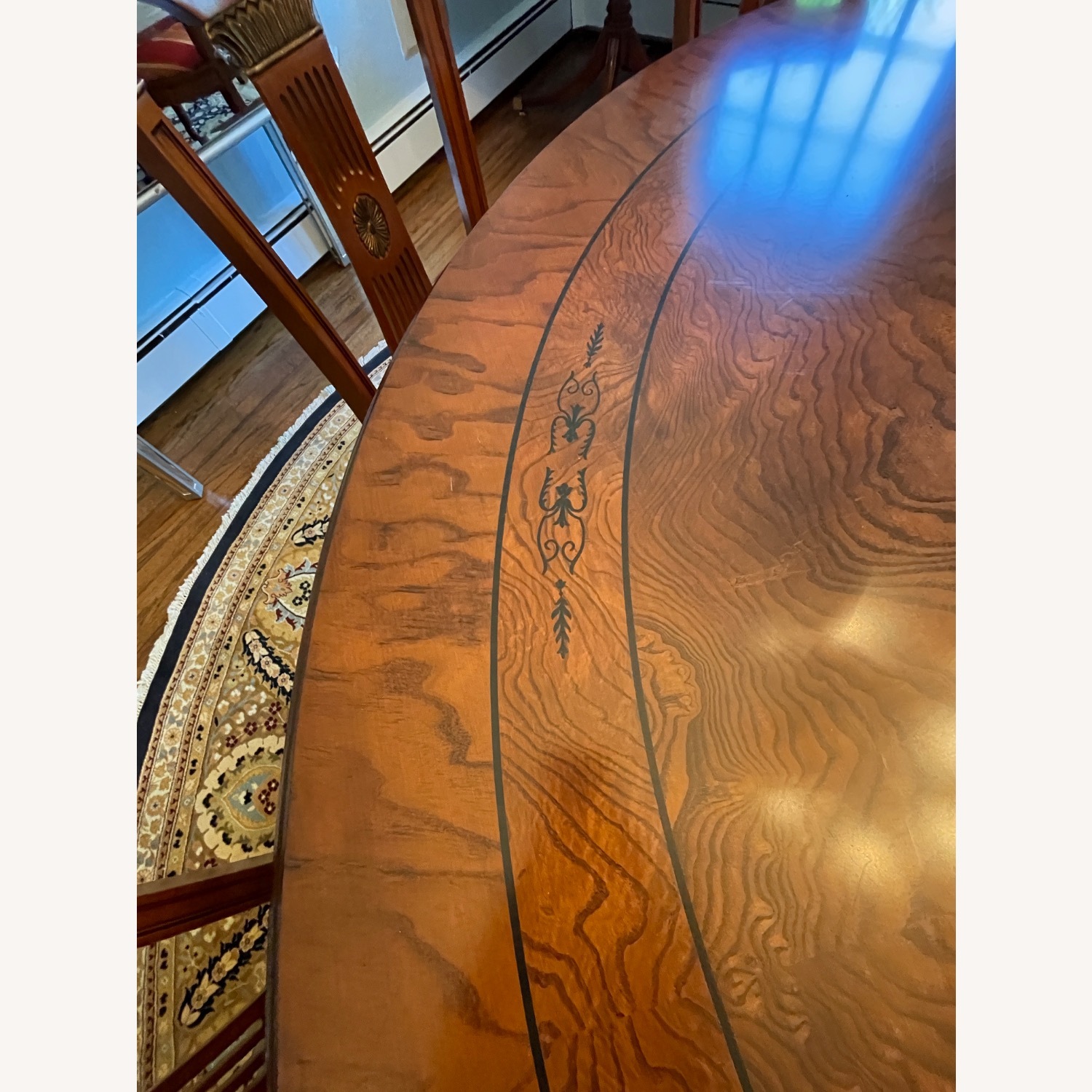 Round Mahoghany Formal Dining Table - image-3