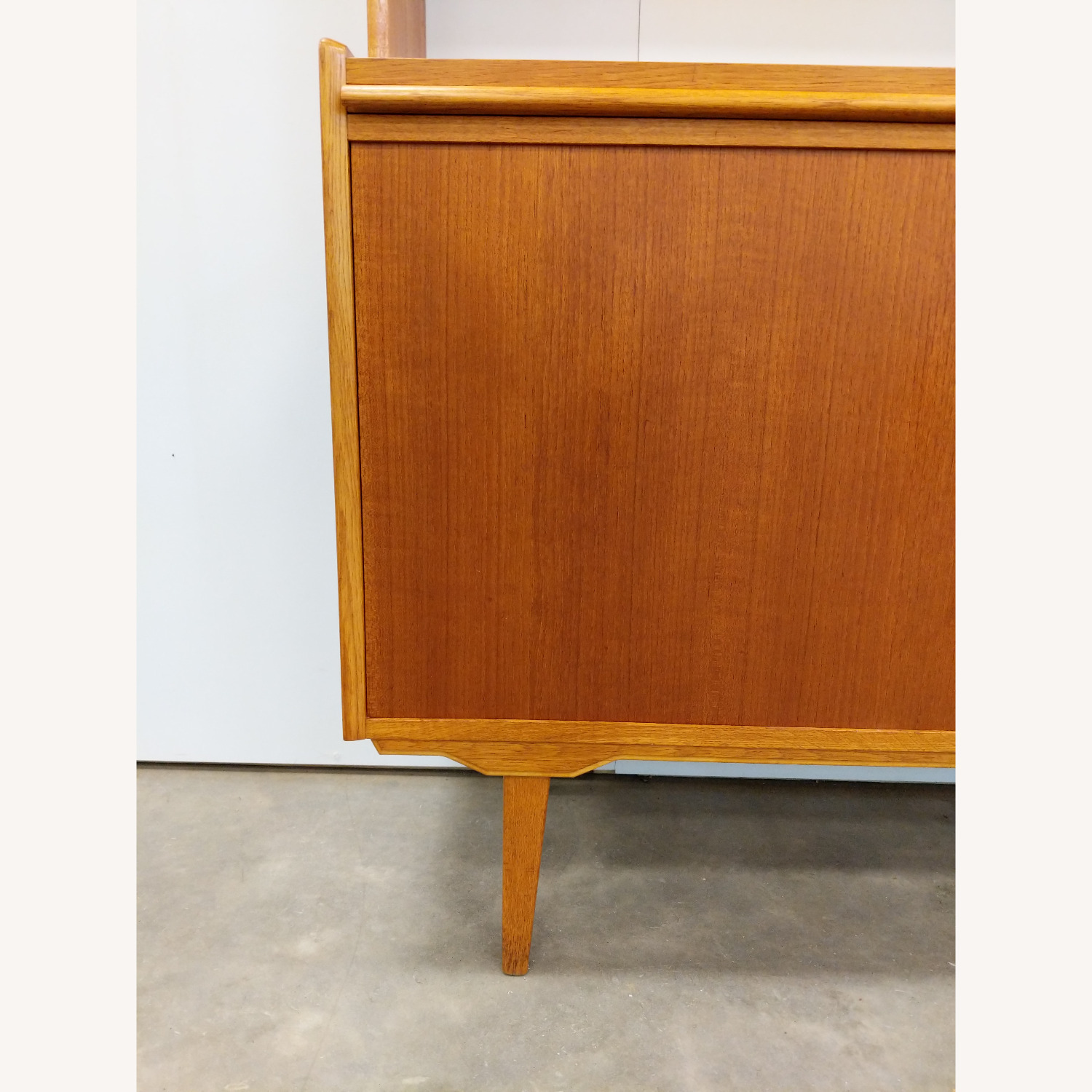 Vintage Danish Modern Teak Sideboard / Desk - image-9
