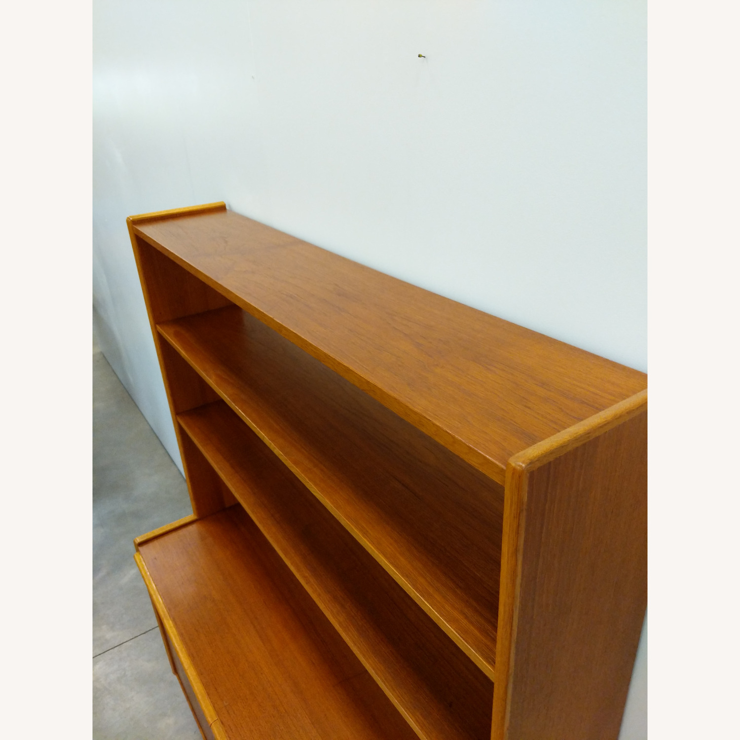 Vintage Danish Modern Teak Sideboard / Desk - image-8
